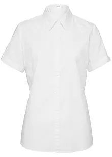 Stretch blouse van een katoenmix met korte mouwen, bonprix