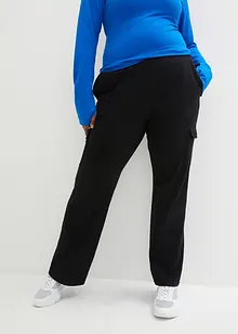 Joggingbroek van een elastisch kantoenmix, bonprix