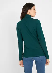 Longsleeve met col in een katoenmix (set van 2), bonprix