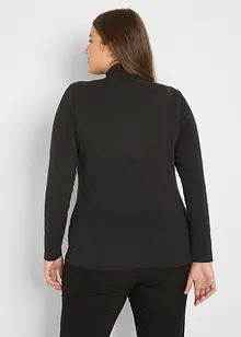 Longsleeve met col in een katoenmix (set van 2), bonprix