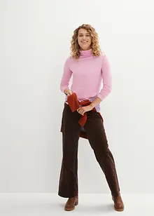 Longsleeve met col in een katoenmix (set van 2), bonprix