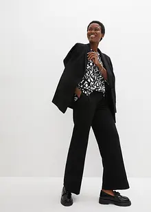 Shirt met ronde hals, 3/4 mouw, bonprix