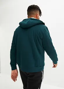 Thermo sweatvest met capuchon en fleece voering, bonprix