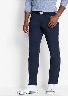 Regular fit twill broek van katoen, straight, bonprix