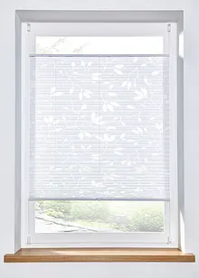 Plisségordijn met bladerprint in Ausbrenner effect, bonprix