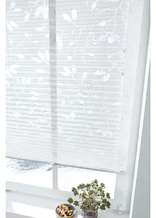 Plisségordijn met bladerprint in Ausbrenner effect, bonprix