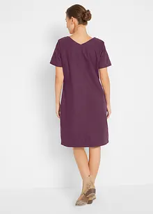 Mini jurk met linnen, bonprix