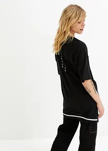 Shirt met oversized schouders, bonprix