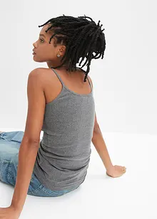 Spaghetti top van katoen (set van 2), bonprix