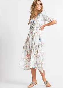 Midi jurk van soepele viscose, bonprix