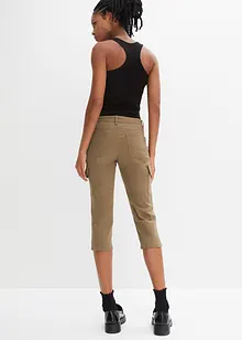 Capri broek in cargolook, bonprix