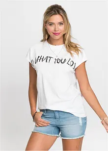 Oversized shirt van puur katoen, bonprix