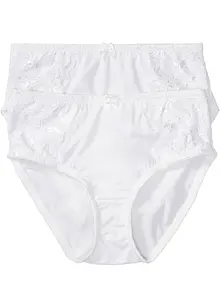 Maxislip met fijne kant (set van 2), bonprix