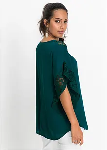 Blouse met kanten details, bonprix
