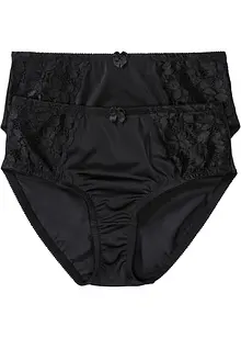 Maxislip met fijn kant (set van 2), bonprix