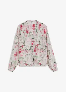 Chiffon blouse met wijde mouwen, bonprix