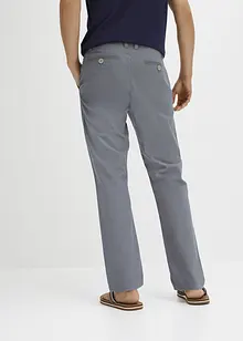 Regular fit chino met linnen, straight, bonprix