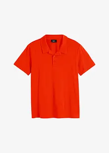 Poloshirt met resortkraag van biologisch katoen, korte mouw, bonprix