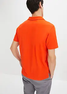 Poloshirt met resortkraag van biologisch katoen, korte mouw, bonprix