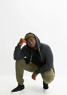 Sweatvest van biologisch katoen met capuchon, bonprix