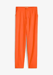 Cropped high waist broek in een linnen-viscosemix, bonprix