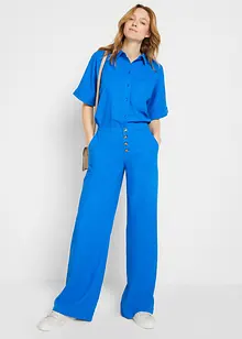 Palazzo broek met linnen, bonprix