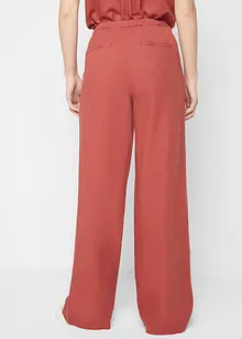 Palazzo broek met linnen, bonprix
