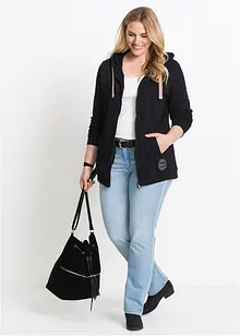 Bootcut comfort stretch jeans, mid waist, bonprix