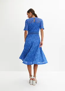 Midi jurk van kant met gehaakte inzet, bonprix