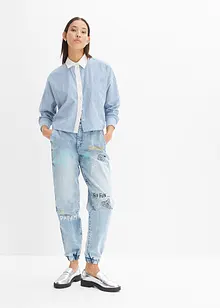 Barrel jeans met print, bonprix