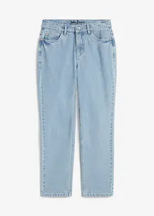 Cropped mid waist jeans, straight, bonprix