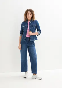 Wide leg jeans met high waist en comfortband, bonprix