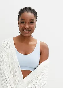 Geribde Feel Comfort naadloze bralette (set van 2), bonprix