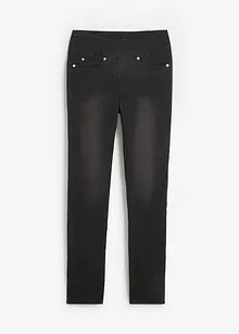 Slim jeans met mid waist, cropped, bonprix