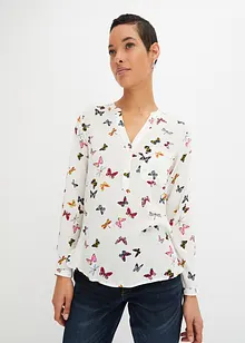 Blouse met V-hals, bonprix