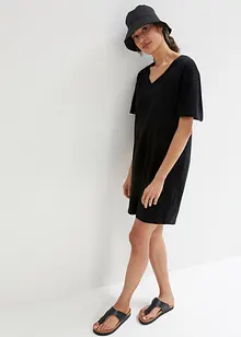 Shirtjurk met V-hals, oversized (set van 2), bonprix