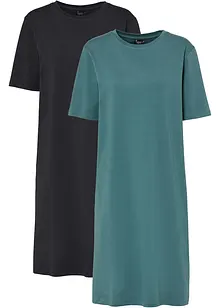 Oversized shirtjurk van katoen (set van 2), bonprix