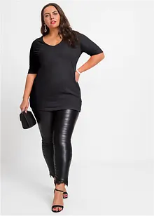 Nauwsluitend shirt, extra lang, bonprix