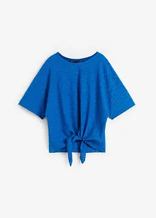 Vleermuisshirt met broderie anglaise, bonprix