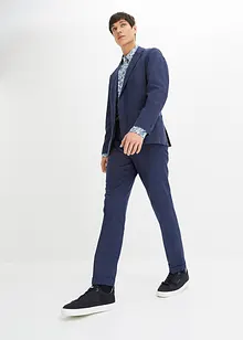 Pak met linnen, slim fit (2-dlg.), bonprix