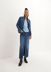 Oversized blouse van luchtige mousseline, bonprix