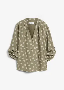 Oversized blouse van luchtige mousseline, bonprix