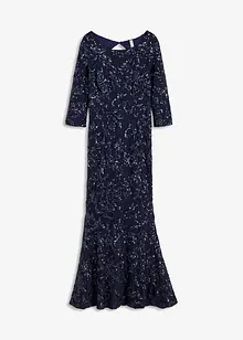 Paillettenjurk met lage rug, bonprix