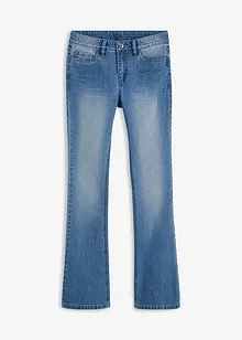 Flared jeans mid waist, stretch, bonprix