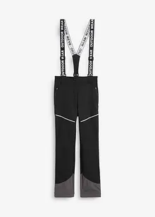 Waterafstotende skibroek van softshell met stretch, straight, bonprix