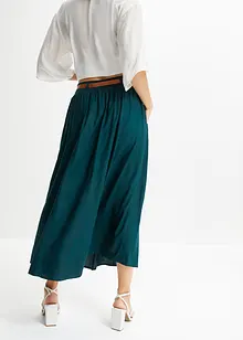 Maxi rok met riem (2-dlg. set), bonprix