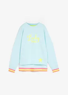 Sweater met kleurrijke mouwboorden, bonprix