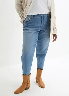 High waist barrel jeans, cropped, bonprix