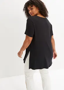 Longshirt met split, bonprix