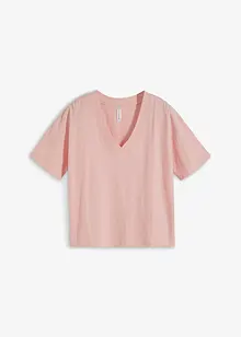 Shirt met diepe V-hals, bonprix